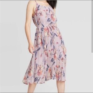 A New Day Target Lavender Pleated Midi Dress